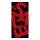 Motivdruck "Sale 2", Papier, Größe: 180x90cm Farbe: rot/schwarz   #