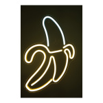 LED-Motiv »Banane« mit Ösen als Wandbefestigung, für den...