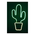 LED motif "cactus" with eyelets to hang -...