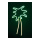 LED motif "palm tree" with eyelets to hang - Material: for indoor use 2m power cord - Color: yellow/green - Size: 48x25cm