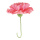 Blütenkopf-Schirm aus Schaumstoff, mit 40cm Stiel     Groesse: 80cm, Ø 60cm    Farbe: pink
