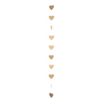 Paper hearts garland with 10 hearts in 10cm     Size:...