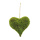 Herz aus Flechtwerk künstlich bemoost     Groesse: H: 30cm, B: 30cm    Farbe: grün