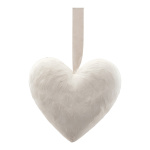 Herz mit Hänger, bezogen mit Federn, Größe: H=21cm Farbe:...