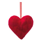 Herz mit Hänger, bezogen mit Federn, Größe: H=15cm Farbe:...