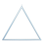 Cadre métallique triangulaire avec cintre pour...