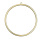 Metal frame circular with hanger - Material: to decorate - Color: gold - Size: Ø 30cm