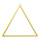 Cadre métallique triangulaire avec cintre pour décorer Color: or Size: 45x45cm
