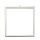 Cadre métallique carré avec cintre pour décorer Color: argent Size: 30x30cm