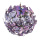 Butterfly ball with hanger - Material: made of paper - Color: purple - Size: Ø: 28cm