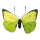 Papillon en papier     Taille: H: 30cm    Color: vert
