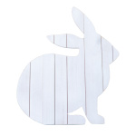 Easter bunny with backside stand - Material: made of wood...