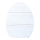 Oeuf de Pâques Support en bois sur le dos, en bois     Taille: 30x20cm    Color: blanc