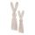 Hasenkonturen stehend, im 2er-Set, aus Holz     Groesse: 60x22cm, 40x16cm    Farbe: natur