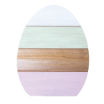 Osterei, Holzständer rückseitig, Größe: 30x20cm Farbe: bunt