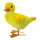 Duckling standing, made of styrofoam     Size: H: 20cm    Color: yellow