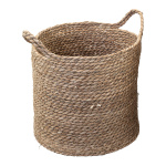 Wicker basket made of dried sea grass - Material:  -...