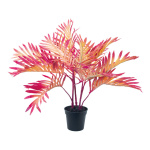 Palme im Topf, künstlich Größe:50cm Farbe: pink/gelb