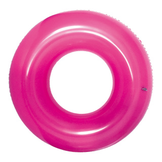 Schwimmreifen aufblasbar, aus PVC     Groesse: Ø 90cm - Farbe: pink