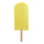 Glace à bâton XL en mousse dure Color: jaune Size: H: 50cm