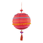 Paper lantern decorated, with hanger     Size: H: 65cm...