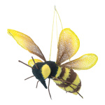 Bee with hanger, made of styrofoam & synthetic fibre...