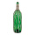 Bottle message with cork decorated with rope, made of glass     Size: H: 47cm    Color: green