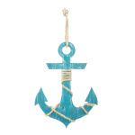 Anchor with rope hanger - Material: made of wood - Color:...