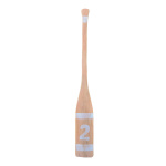 Paddle made of wood - Material:  - Color: orange/white -...