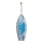 Surfbrett mit Seilhänger, Motiv 1, aus Holz     Groesse: H: 60cm, B: 22cm    Farbe: blau/weiß