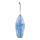 Surf board with rope hanger, motif 2, made of wood     Size: H: 60cm, W: 22cm    Color: blue/white
