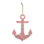 Anchor with rope hanger - Material: made of wood - Color:...