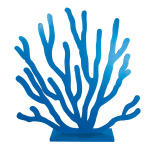 Koralle, stehend, Größe: 80x80cm Farbe: blau