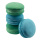 Macarons set de 4, en mousse dure     Taille: Ø 10cm    Color: bleu/vert