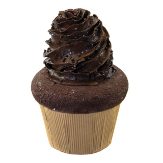 Schoko-Cupcake, XL, Größe: H=24cm Farbe: braun