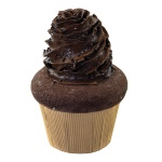 Schoko-Cupcake XL, aus Hartschaum Größe:H: 24cm Farbe: braun