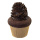 Cupcake choco XL, en mousse dure     Taille: H: 24cm    Color: brun