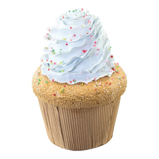 Cupcake crème fraîche XL, en mousse dure     Taille: H: 24cm    Color: coloré