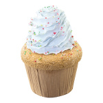 Cream cupcake XL, made of hard foam H: 24cm Color:...