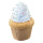 Cupcake crème fraîche XL, en mousse dure     Taille: H: 24cm    Color: coloré