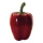 Paprika künstlich     Groesse: 12x8x8cm    Farbe: rot