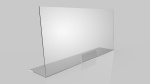 Trennwand Modell (4A) 1495x700x300mm Farbe: transparent
