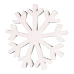 Snowflake glittered with hanger - Material: made of...