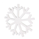 Schneeflocke beglittert, mit Hänger, aus Styropor Größe:Ø...