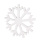 Snowflake glittered with hanger - Material: made of styrofoam - Color: white - Size: Ø 90cm