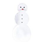 Schneemann, 3-teilig, aus Styropor, beflockt,...