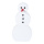 Bonhomme de neige en polystyrène floqué3 parties avec des bandes adhésives Color: blanc Size: 90x40cm