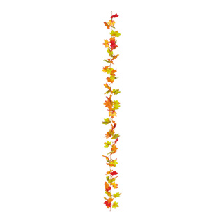 Guirlande de feuilles dérable env.70 petites feuilles  Color: orange/nature Size: 180cm