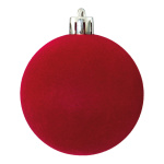 Weihnachtskugel-Kunststoff  Größe:Ø 6cm,  Farbe: bordeaux