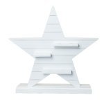 Wooden star with shelves - Material: with wooden foot -...